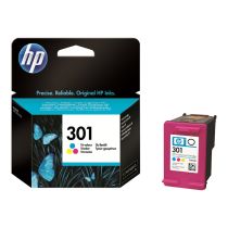 Cartouche d'encre HP 301 Trois couleurs (Cyan, Magenta, Jaune) authentique (CH562EE)