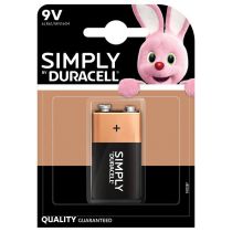 Pile DURACELL Simply 9V X1 - 6LR61