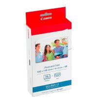 Cartouche d'encre pour imprimante photo Canon KP36IP 36 feuilles 10x15 + encre pour Selphy