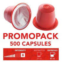BOX FORTISSIMO 500 capsules Expresso pou rmachine Nespresso
