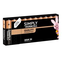 Pile DURACELL AAA x10 SIMPLY