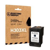 Cartouche d'encre ELECTRO DEPOT compatible HP H 303 XL noir