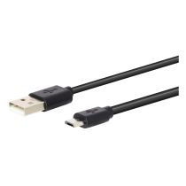 CABLE MICRO USB 2.5M EDENWOOD NOIR