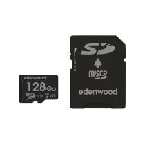 Carte Mémoire micro SD 128 Go EDENWOOD + Adaptateur – Stockage Haute Capacité à Petit Prix