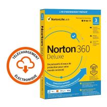 Norton 360 Deluxe 3 appareils / 1 utilisateur - 1 an - Code de téléchargement