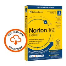 Norton 360 Deluxe 5 appareils / 1 utilisateur - 1 an - Code de téléchargement