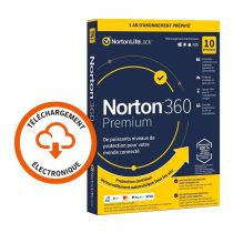 Norton 360 Premium 10 appareils / 1 utilisateur - 1 an - Code de téléchargement