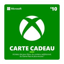 E-carte cadeau MICROSOFT Xbox d'une valeur de 10 euros