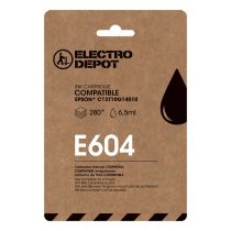 Cartouche d'encre ELECTRO DEPOT compatible Epson E604 noir
