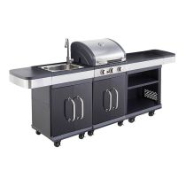 Barbecue gaz cuisine extérieure + robinet COOK N EAT CUISINE