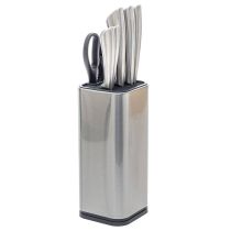 Bloc 5 couteaux + ciseaux inox