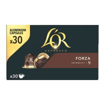 30 capsules L'OR FORZA pour machine NESPRESSO
