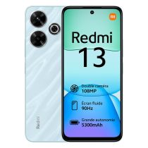 Smartphone XIAOMI Redmi 13 256Go 4G Bleu + Coque