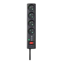 Multiprise EATON parafoudre 4 prises noir