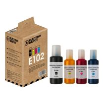 Pack bouteilles d'encre ELECTRO DEPOT compatible EPSON 102 ECO TANK
