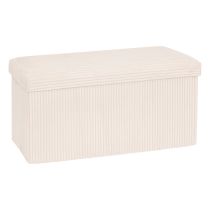 Pouf double pliable 76x38x38cm velours
