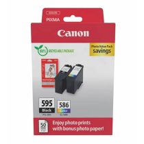 Multipack Cartouche d'encre CANON PG-595 / CL-586 + papier