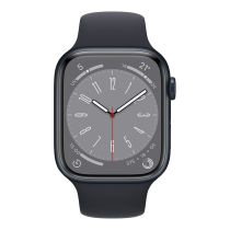 Montre Connectée APPLE WATCH S8 45mm GPS Noir Reconditionnée grade A