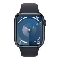 Montre connectée APPLE Watch S9 45mm GPS Noir Reconditionnée grade A+