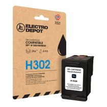 Cartouche d'encre ELECTRO DEPOT compatible HP H302 noir