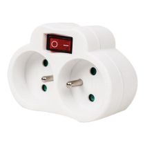 Biplite GAO 2x16A avec interrupteur