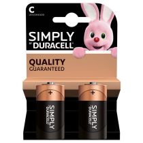 Lot de 2 Piles DURACELL Simply C - LR14