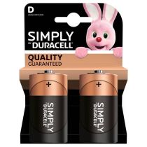 Lot de 2 Piles DURACELL Simply D - LR20