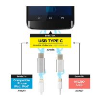 Adaptateur Lightning et Micro USB / USB-C BE MIX
