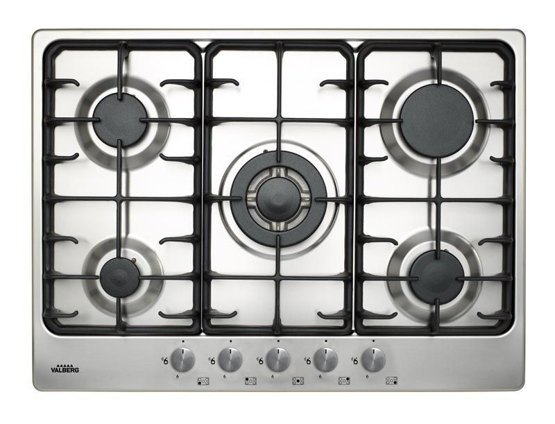 Plaque de cuisson gaz VALBERG GH 5 IC X SIST Electro Dépôt