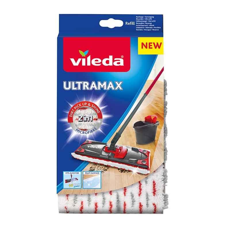 Recharge Micro & Coton Pour Balai Vileda SuperMocio - Lavable En Machine, Nettoyage Efficace Des Sols