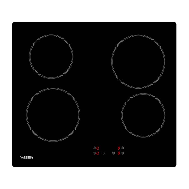 Plaque de cuisson vitrocéramique VALBERG VH 4 B 067F Electro Dépôt