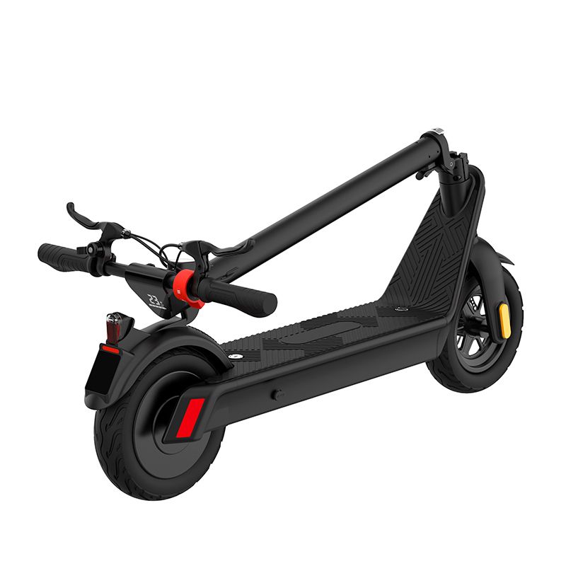 Trottinette électrique Adulte - Autonomie 30 Km, Vitesse Max 25 Km/h - Pliable, 12,5 Kg - Freinage Triple Sécurité - Noir