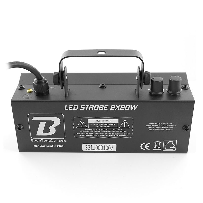 Stroboscope BOOMTONEDJ Double Strob Electro Dépôt