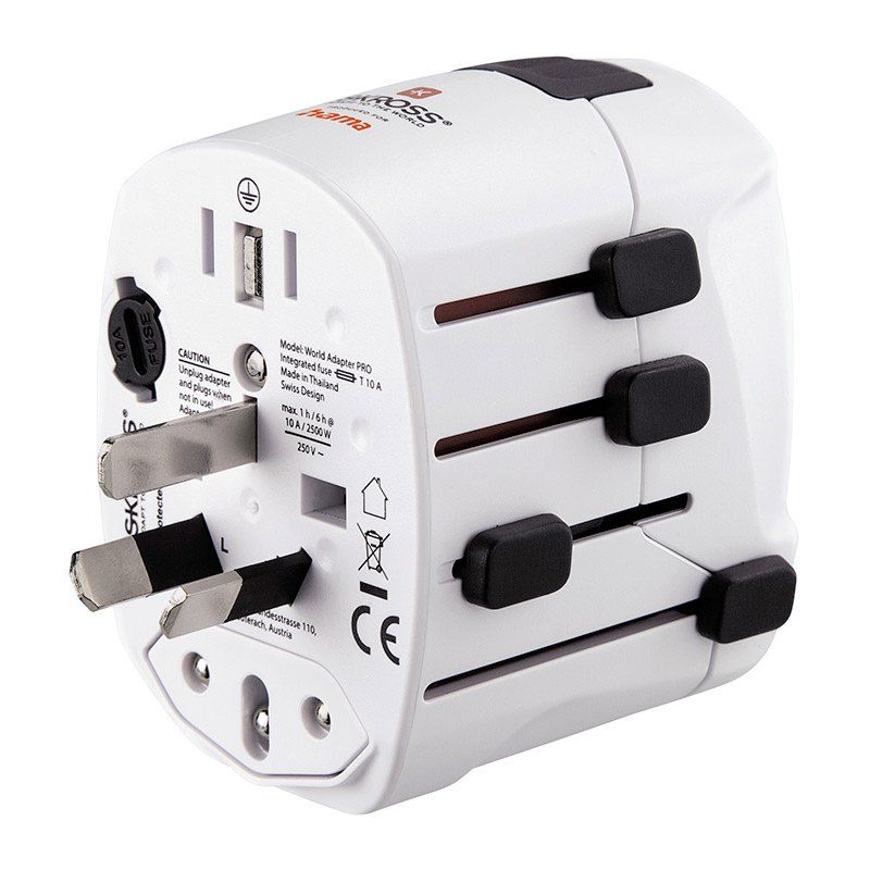 Adaptateur de voyage SKROSS Europe vers Angleterre + USB | Leroy Merlin