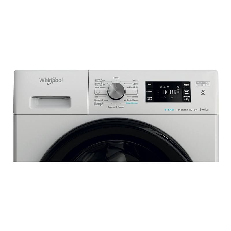 Lavelinge séchant 8 kg/ 6 kg WHIRLPOOL EFFWDB 864349 BV FR Electro Dépôt