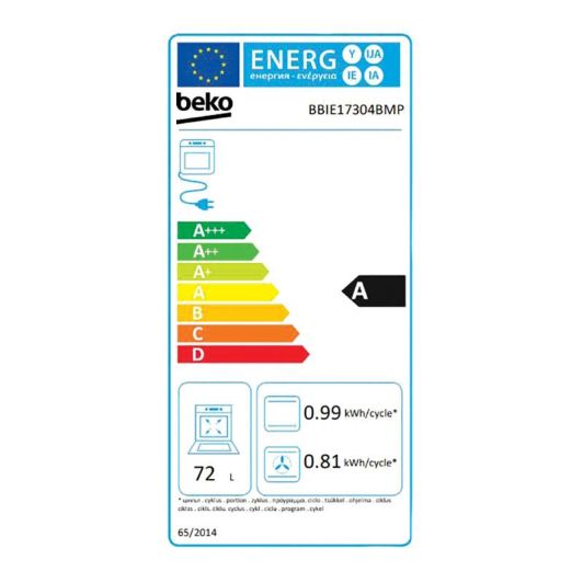 Four chaleur tournante BEKO BBIE17304BMP