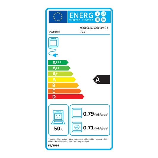 Cuisinière induction VALBERG IC 5060 3MC K 701T