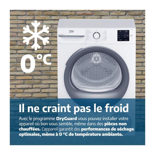 Sèche-linge pompe à chaleur BEKO D3H19302W 