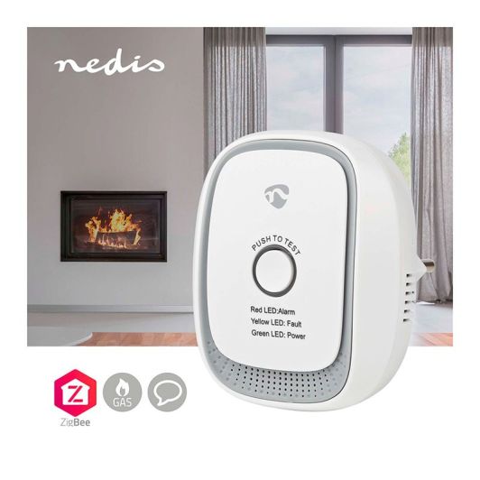 Détecteur de gaz connecté Zigbee 3.0 NEDIS