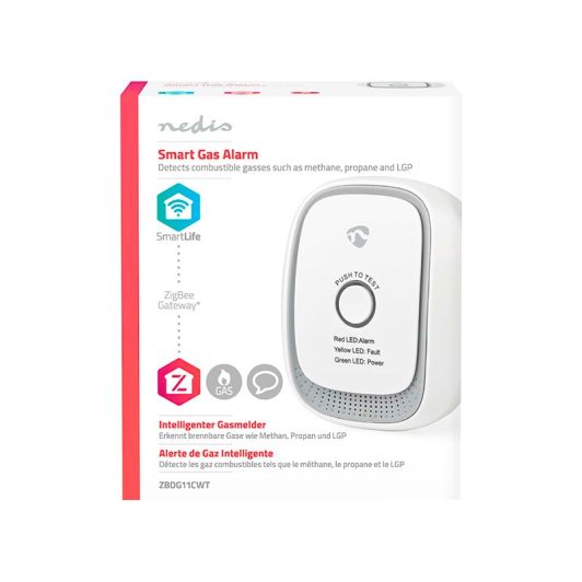 Détecteur de gaz connecté Zigbee 3.0 NEDIS
