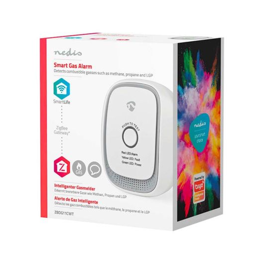Détecteur de gaz connecté Zigbee 3.0 NEDIS