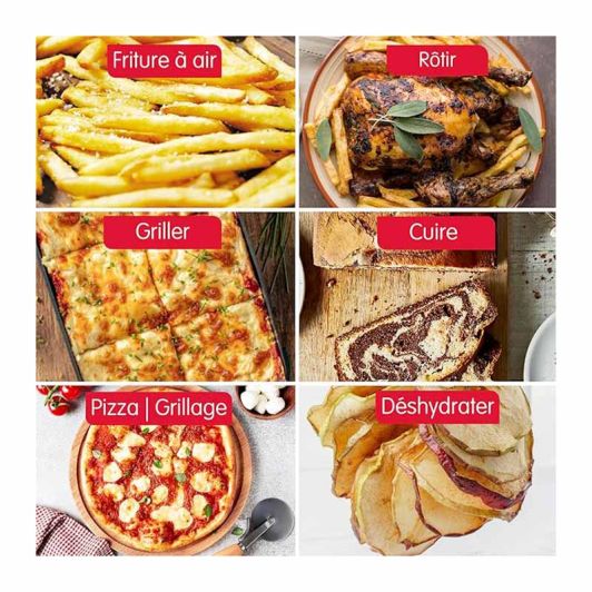 Four posable VALBERG MO AIRFRY 25L MF 225C