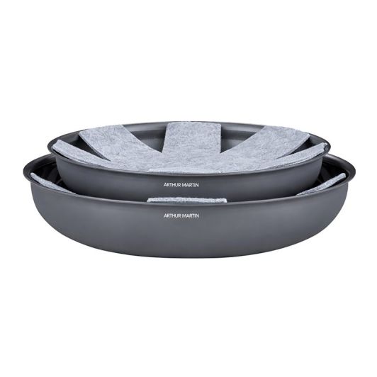 Lot de 2 poêles céramique ARTHUR MARTIN 24-28 cm