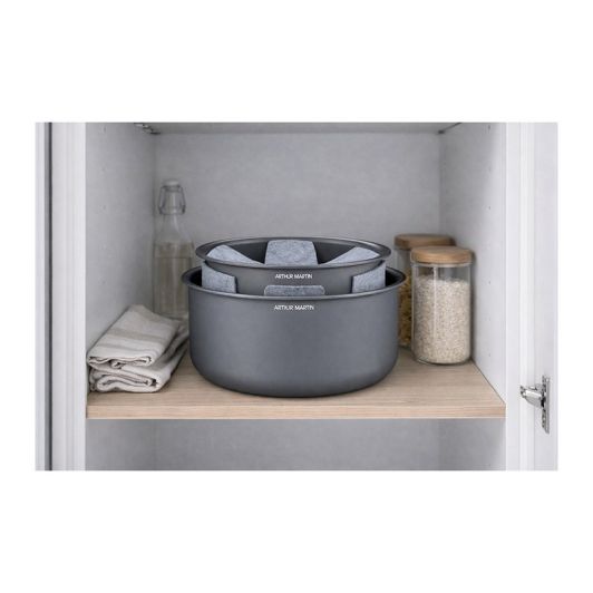 Lot de 2 casseroles céramique ARTHUR MARTIN 16-20 cm 