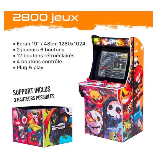 Borne Arcade AMS-RETROGAMING MONSTERS