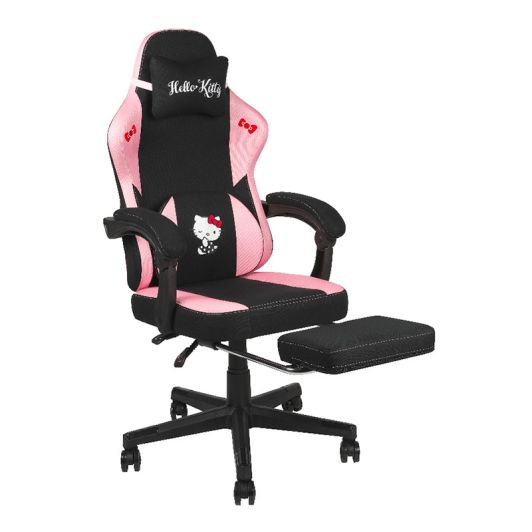 Chaise gaming KONIX Hello Kitty Noir et rose