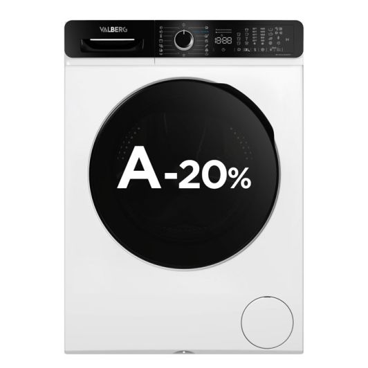 Lave-linge hublot 8kg VALBERG WF 814 A-20 W701T