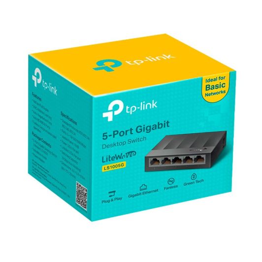 SWITCH TP LINK LS1005G 5 Ports Plastique - Gigabit