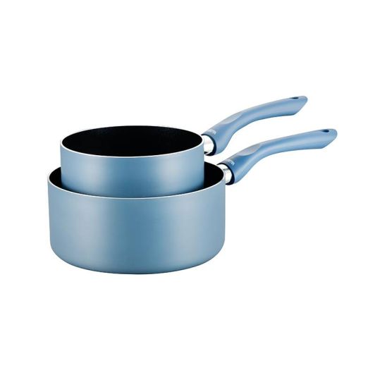 Lot de 2 casseroles VALBERG 16 et 20 cm céramique