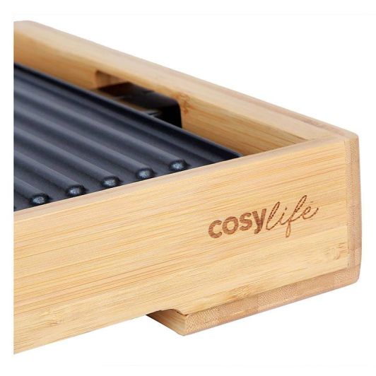  Plancha électrique Bambou COSYLIFE CL-PLB